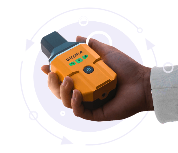 GEORA handheld GNSS RTK receiver for Surveying, Topography, Geodesy